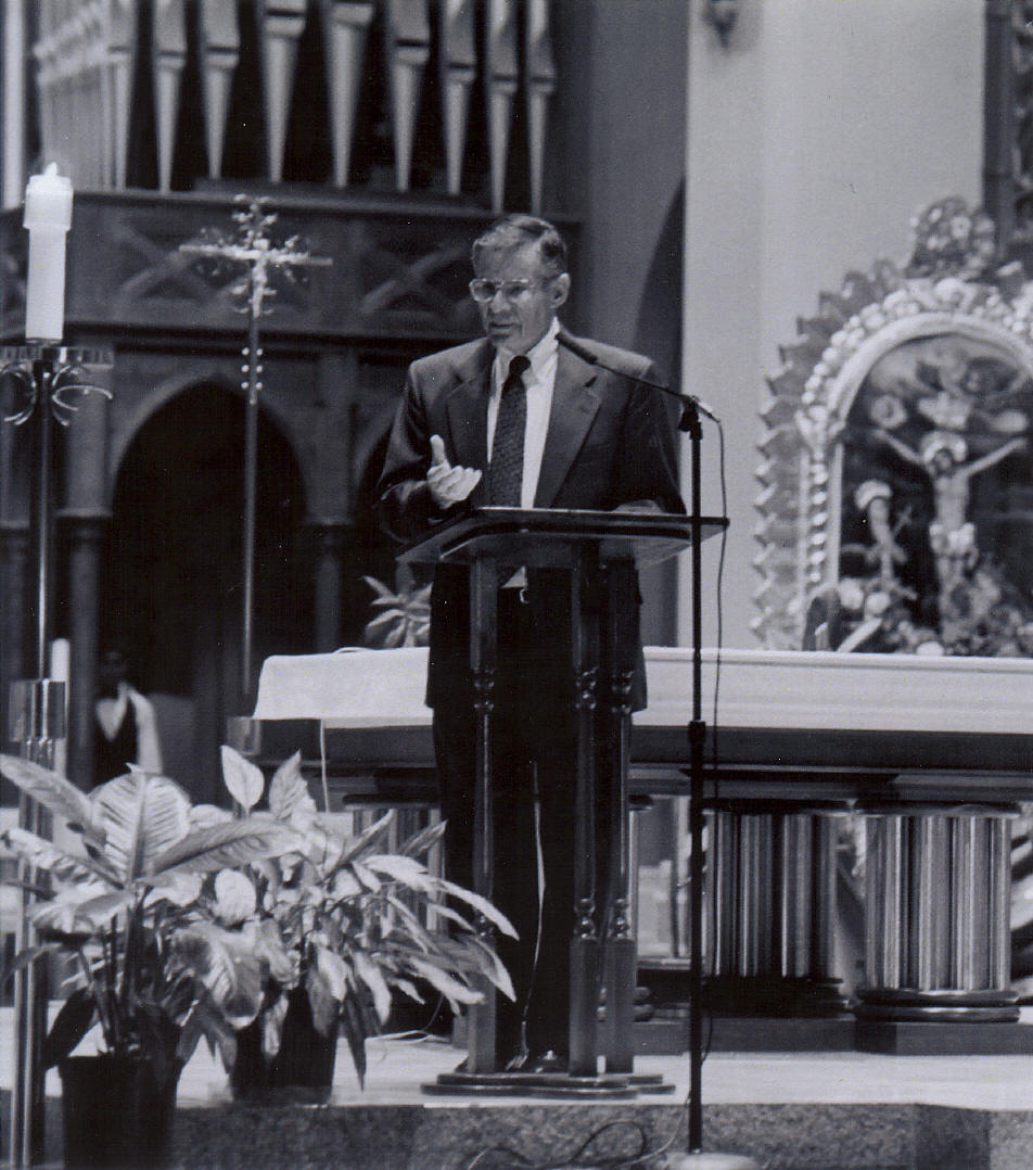 Richard Sipe at Cathedral of St John the Baptist - 1998